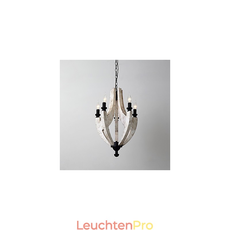 Vintage Malerei Feature Mini Stil Holz Bambus Kronleuchter Lampe die Dekorieren Pendelleuchte