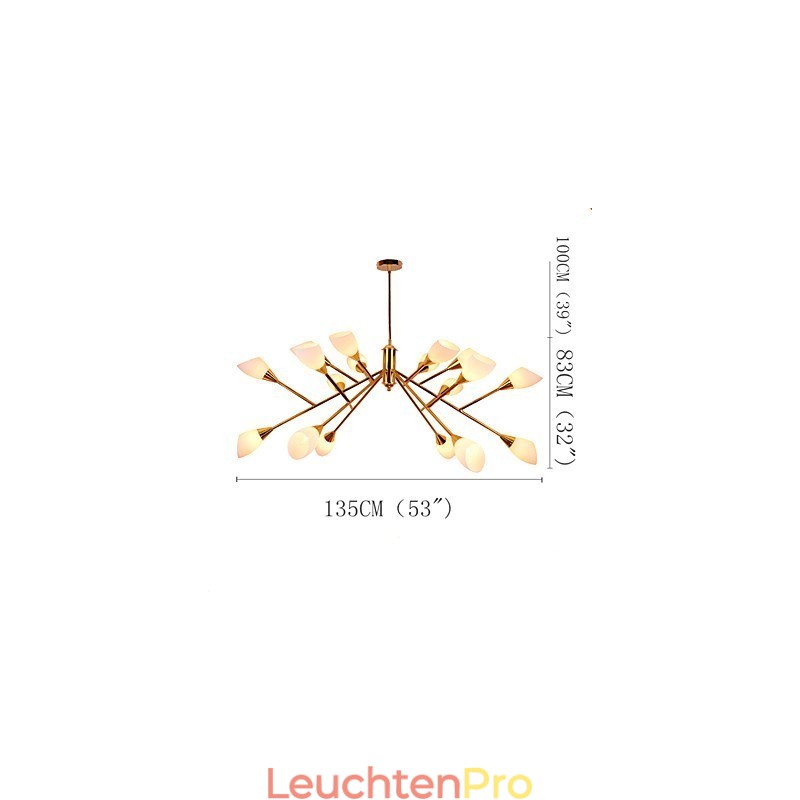 Nordic Einfache Atmosphärische Pastoralen Kronleuchter Kreative Lobby Kronleuchter Lampe
