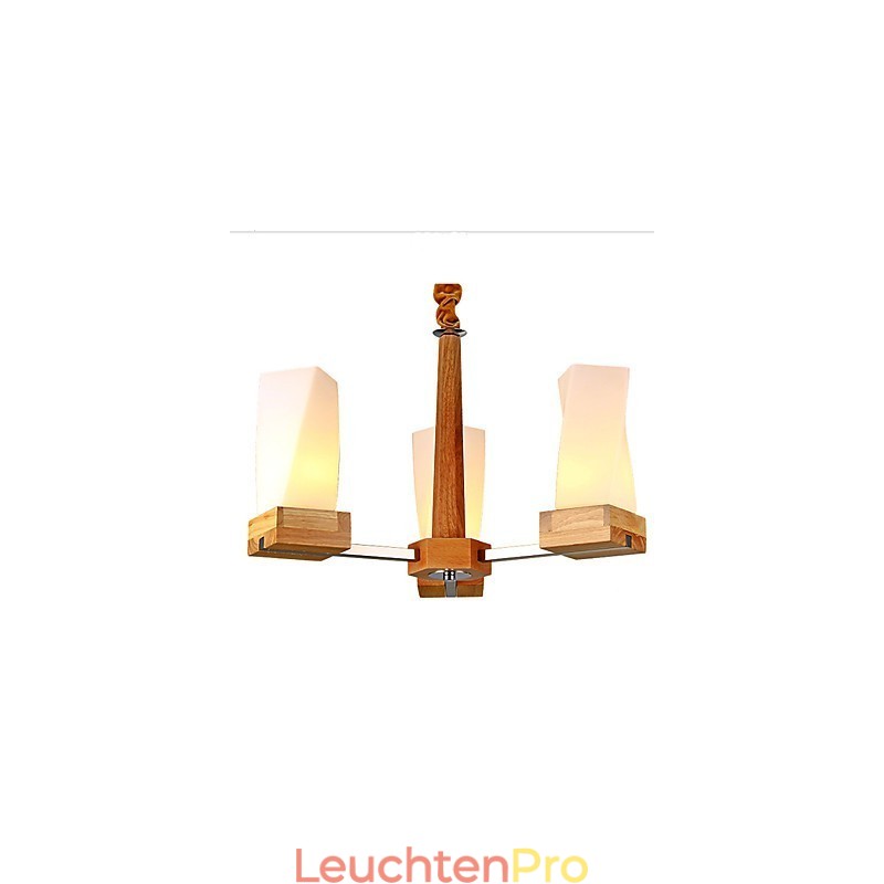 Einfache Kunstbeleuchtung Massivholz Creative Iiving Deckenleuchte