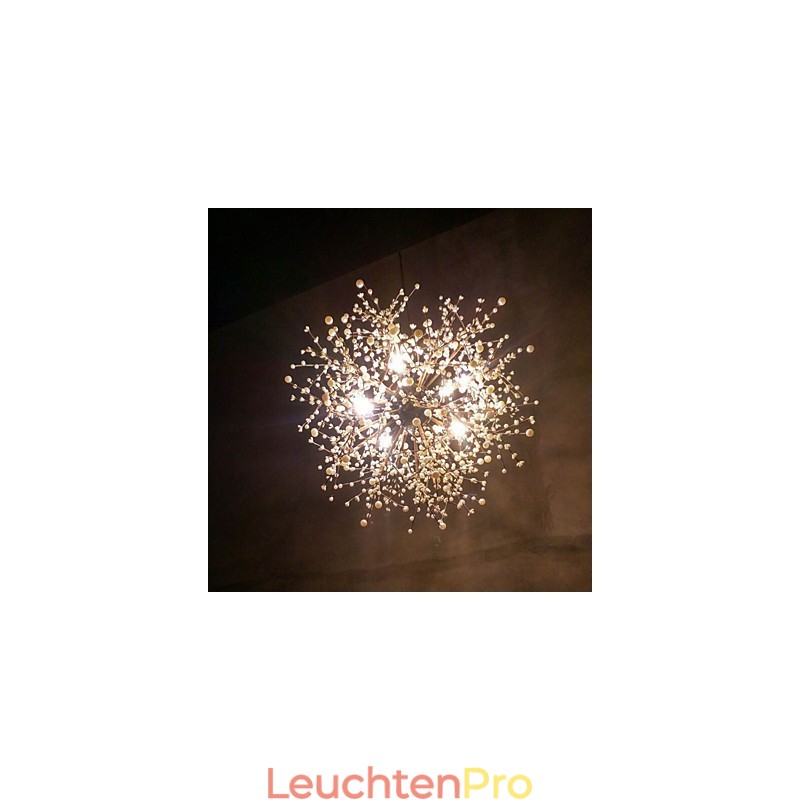 Moderner Kronleuchter Feuerwerk Vintage Schmiedeeisen mit 8 Lichtern Kronleuchter Insel Pendelleuchte Deckenleuchte
