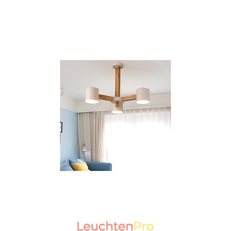 Kronleuchter mit 3 Lichtern, modern, zeitgenössisch, traditionell, klassisch, Vintage, Landhausstil, Holz-Funktion für Holz
