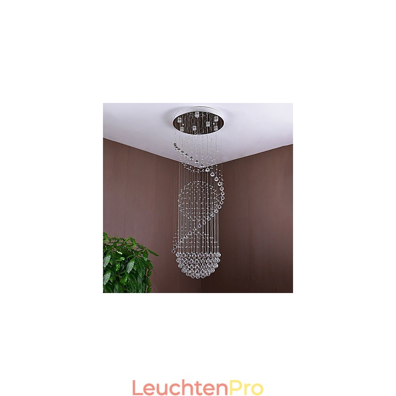 Kristall Deckenleuchter Pendelleuchte Indoor Home Hängende Beleuchtung Lampen Leuchten für Treppen