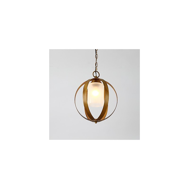 Loft Metall Amerikanischen Industriellen Stil Malerei Farbe mit Glas Europäischen Kronleuchter Lampe die Indoor Dekorieren Pendelleuchte