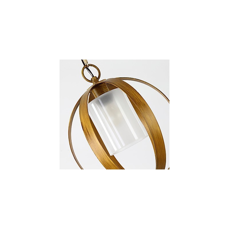Loft Metall Amerikanischen Industriellen Stil Malerei Farbe mit Glas Europäischen Kronleuchter Lampe die Indoor Dekorieren Pendelleuchte