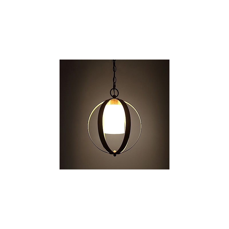 Loft Metall Amerikanischen Industriellen Stil Malerei Farbe mit Glas Europäischen Kronleuchter Lampe die Indoor Dekorieren Pendelleuchte