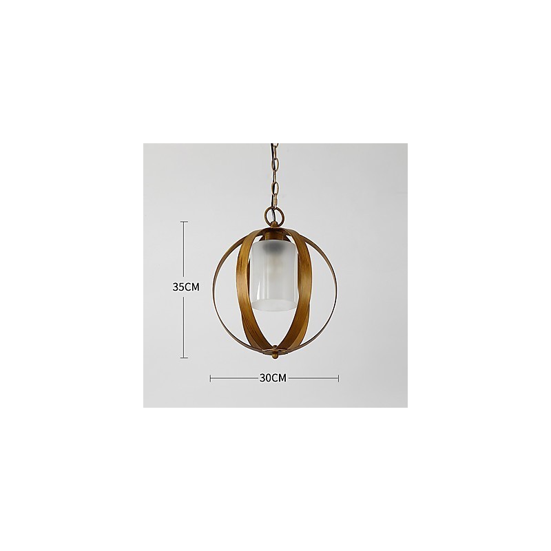 Loft Metall Amerikanischen Industriellen Stil Malerei Farbe mit Glas Europäischen Kronleuchter Lampe die Indoor Dekorieren Pendelleuchte