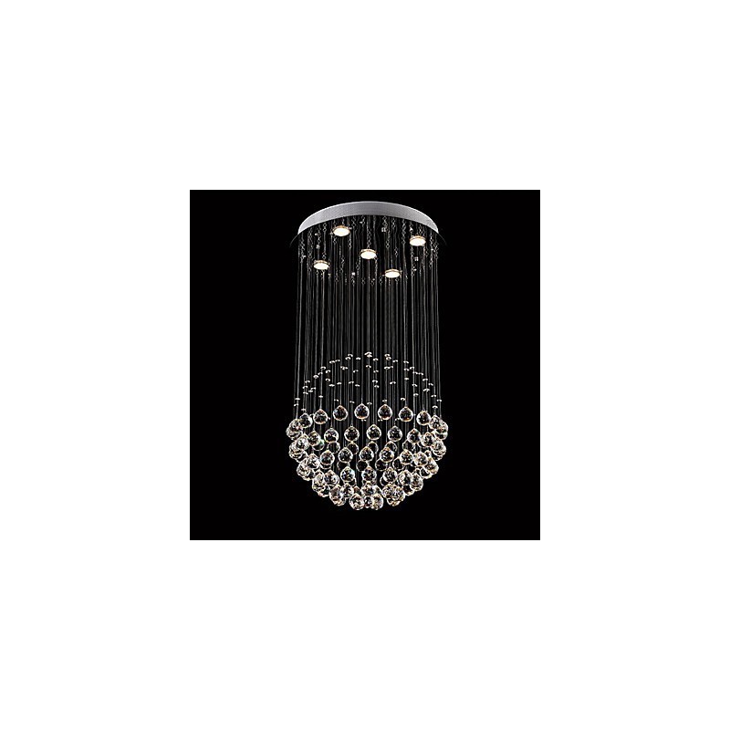 Moderne zeitgenössische traditionelle klassische rustikale Lodge Vintage Country Island Kristall galvanisierte Metall Pendelleuchte