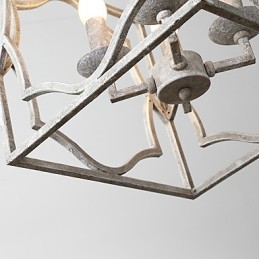Vintage Metall Amerikanischer Industrieller Loft Malerei Farbe Europäische Kronleuchterlampe die Innendekoration Pendelleuchte