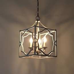 Vintage Metall Amerikanischer Industrieller Loft Malerei Farbe Europäische Kronleuchterlampe die Innendekoration Pendelleuchte