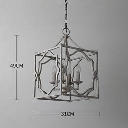 Vintage Metall Amerikanischer Industrieller Loft Malerei Farbe Europäische Kronleuchterlampe die Innendekoration Pendelleuchte