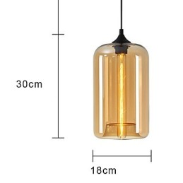 Flaschendesign Pendelleuchte 1 Licht Minimalistische Eisenmalerei