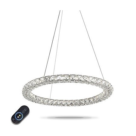 Moderne Ring Kristall Pendelleuchte Kristall Kronleuchter Deckenleuchte Innenleuchten Leuchten Dimmbar mit Fernbedienung Moderne Ring Kristall Pendelleuchte Kristall Kronleuchter Deckenleuchte Innenleuchten Leuchten Dimmbar mit Fernbedienung