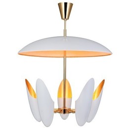 5-Licht-Kronleuchter Brief Art Moderne zeitgenössische Pendelleuchte