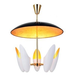 5-Licht-Kronleuchter Brief Art Moderne zeitgenössische Pendelleuchte