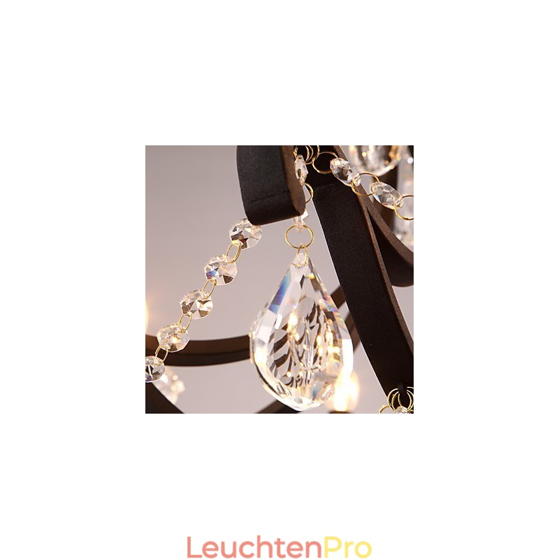 5 Lichter Kristall Kronleuchter Modern Zeitgenössisch Traditionell Klassisch Rustikal Lodge Vintage Retro Laterne Trommel Land Malerei