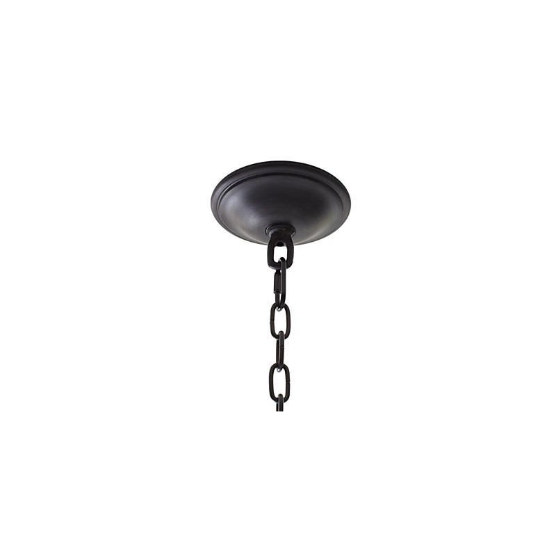 Pendelleuchte aus Eisen im Retro-Stil mit 8 Lichtern