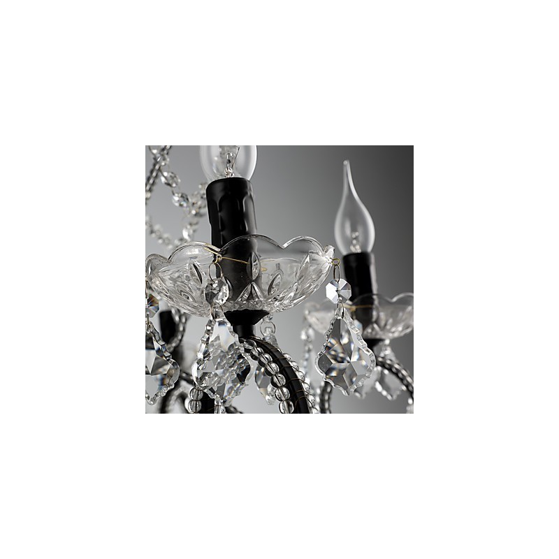 8 Lichter Kristall Kronleuchter Modern Zeitgenössisch Traditionell Klassisch Rustikal Lodge Vintage Retro