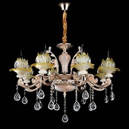 Moderne zeitgenössische traditionelle klassische Zinklegierungsfunktion für Kristall-Mini-Metallpendelleuchte