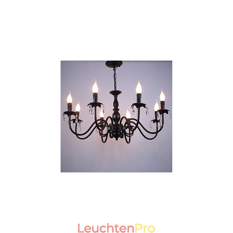 Europäischer Stil Kristallkerzenlampe Lampe Bekleidungsgeschäft Lampen und Laternen Dekoration Projekt Droplight