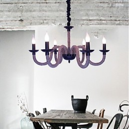 Loft Industrie Wind Vintage Eisen Lampen Geschäfte Kronleuchter Seil Kronleuchter Lichter