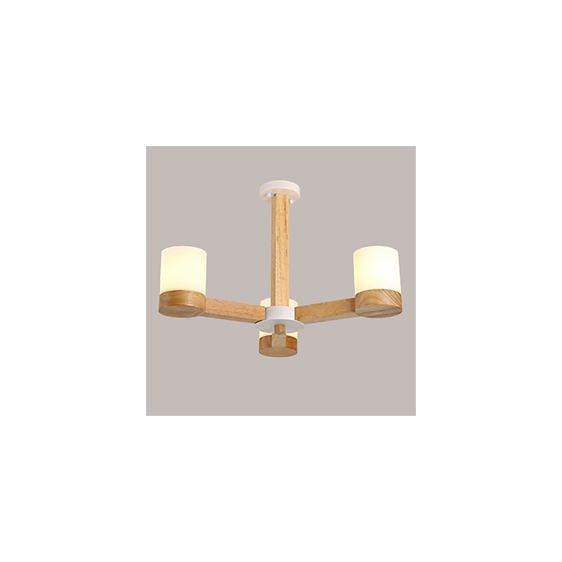 Kronleuchter mit 3 Lichtern, modern, zeitgenössisch, traditionell, klassisch, Vintage, Landhausstil, Holz-Funktion für Holz