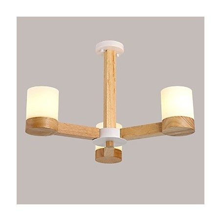 Kronleuchter mit 3 Lichtern, modern, zeitgenössisch, traditionell, klassisch, Vintage, Landhausstil, Holz-Funktion für Holz Kronleuchter mit 3 Lichtern, modern, zeitgenössisch, traditionell, klassisch, Vintage, Landhausstil, Holz-Funktion für Holz