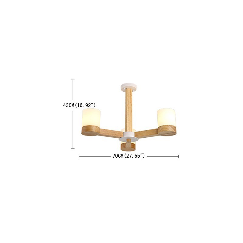 Kronleuchter mit 3 Lichtern, modern, zeitgenössisch, traditionell, klassisch, Vintage, Landhausstil, Holz-Funktion für Holz