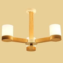 Kronleuchter mit 3 Lichtern, modern, zeitgenössisch, traditionell, klassisch, Vintage, Landhausstil, Holz-Funktion für Holz