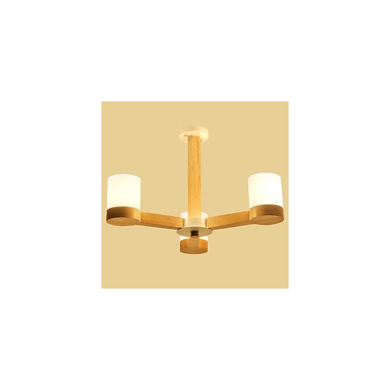 Kronleuchter mit 3 Lichtern, modern, zeitgenössisch, traditionell, klassisch, Vintage, Landhausstil, Holz-Funktion für Holz