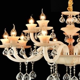 Moderne zeitgenössische traditionelle klassische galvanisierte Funktion für Kristall Mini-Stil MetalDining Kronleuchter