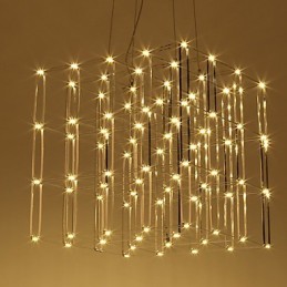 Moderne Kronleuchter Licht Edelstahl Lampe Loft Beleuchtung