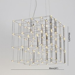 Moderne Kronleuchter Licht Edelstahl Lampe Loft Beleuchtung