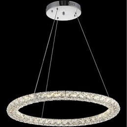 Ring Kristall Pendelleuchte Moderne Kristall Kronleuchter Deckenleuchten Innenleuchten Dimmbar mit Fernbedienung