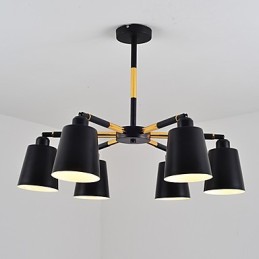 Pendelleuchte Traditionelle Klassische Malerei Funktion für Mini-Stil Holz Bambus