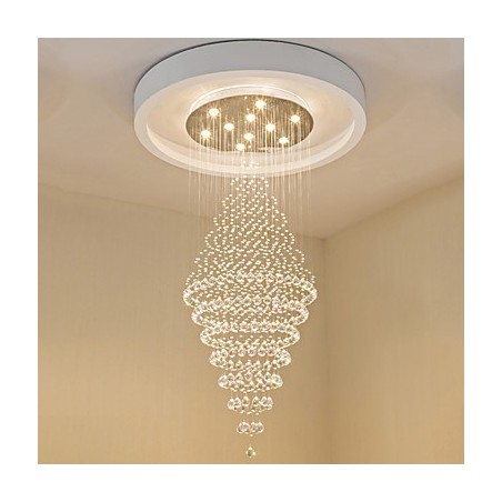 Zeitgenössische Kristall Deckenpendelleuchte Moderner Kronleuchter Home Hängende Beleuchtung Kronleuchter Lampen Leuchten Zeitgenössische Kristall Deckenpendelleuchte Moderner Kronleuchter Home Hängende Beleuchtung Kronleuchter Lampen Leuchten