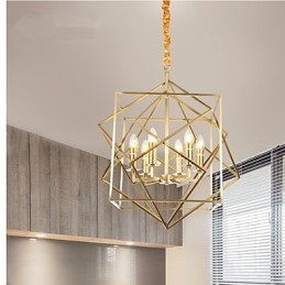 Laterne aus Messing für Designer-Kronleuchter aus Metall