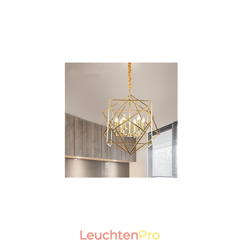 Laterne aus Messing für Designer-Kronleuchter aus Metall