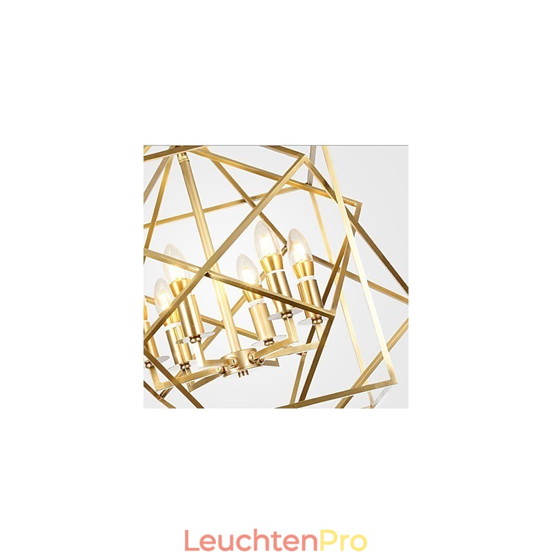 Laterne aus Messing für Designer-Kronleuchter aus Metall