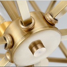 Laterne aus Messing für Designer-Kronleuchter aus Metall