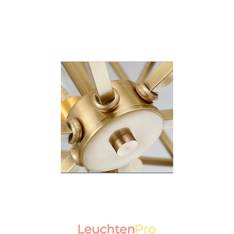 Laterne aus Messing für Designer-Kronleuchter aus Metall