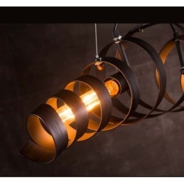 Retro Eisenlampe Moderner minimalistischer Kronleuchter im Industriestil