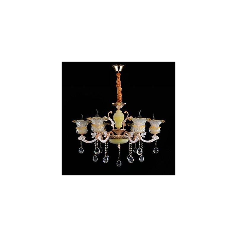 Moderne zeitgenössische traditionelle klassische Zinklegierungsfunktion für Kristall-Mini-Metallpendelleuchte