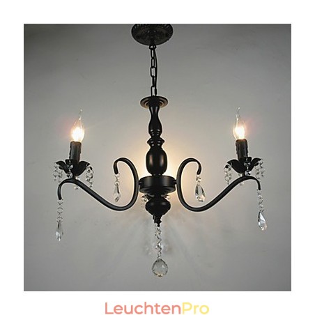 Kristall-Kronleuchter im europäischen Stil Schmiedeeisen Lampe kreative Kerzenlampen und Laternen Kristall-Kronleuchter im europäischen Stil Schmiedeeisen Lampe kreative Kerzenlampen und Laternen