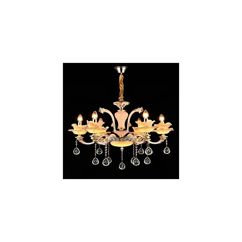 Moderne zeitgenössische traditionelle klassische Zinklegierungsfunktion für Kristall-Mini-Metallpendelleuchte