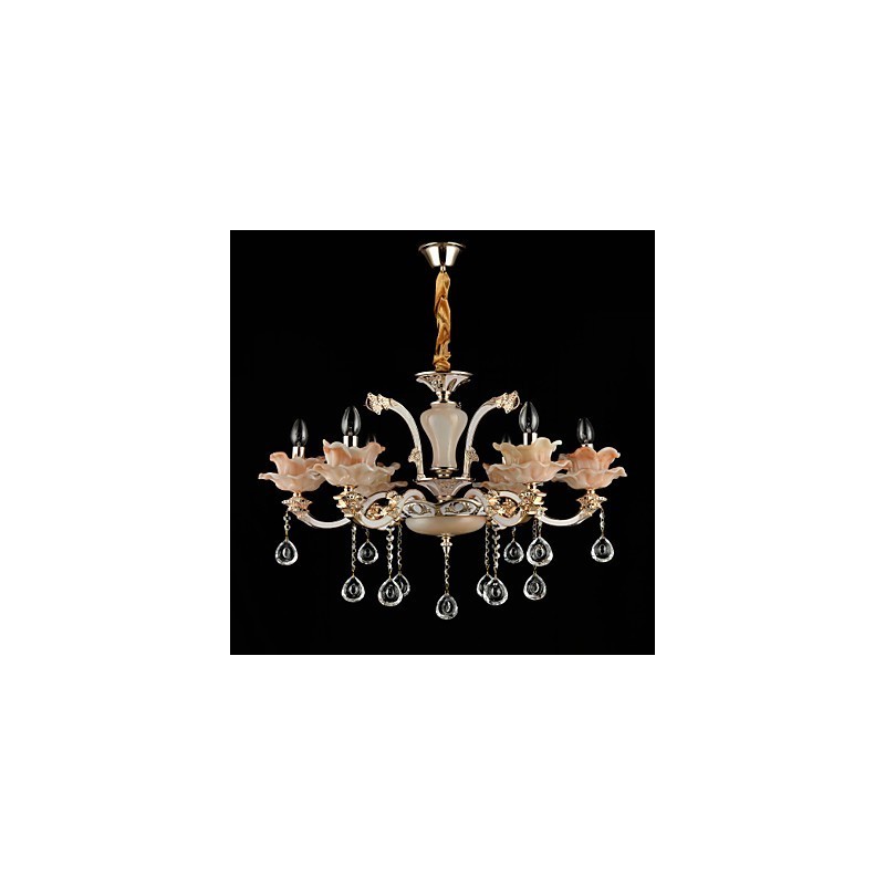 Moderne zeitgenössische traditionelle klassische Zinklegierungsfunktion für Kristall-Mini-Metallpendelleuchte