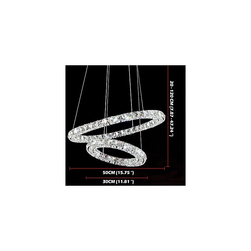 Kristall Kronleuchter Lichter Indoor Pendelleuchte Deckenleuchte Leuchten Dimmbar mit Fernbedienung