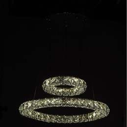 Kristall Kronleuchter Lichter Indoor Pendelleuchte Deckenleuchte Leuchten Dimmbar mit Fernbedienung