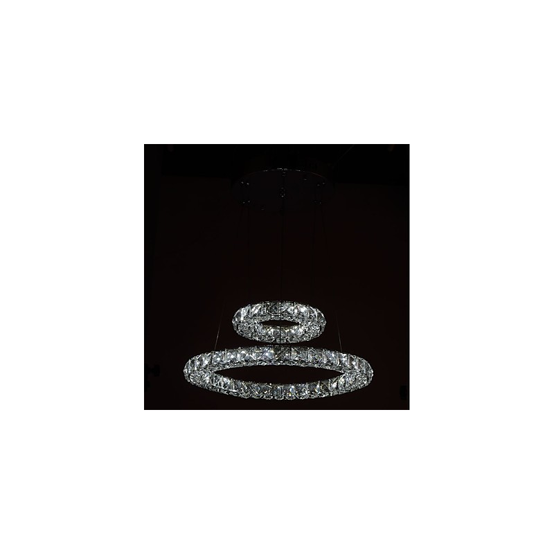 Kristall Kronleuchter Lichter Indoor Pendelleuchte Deckenleuchte Leuchten Dimmbar mit Fernbedienung