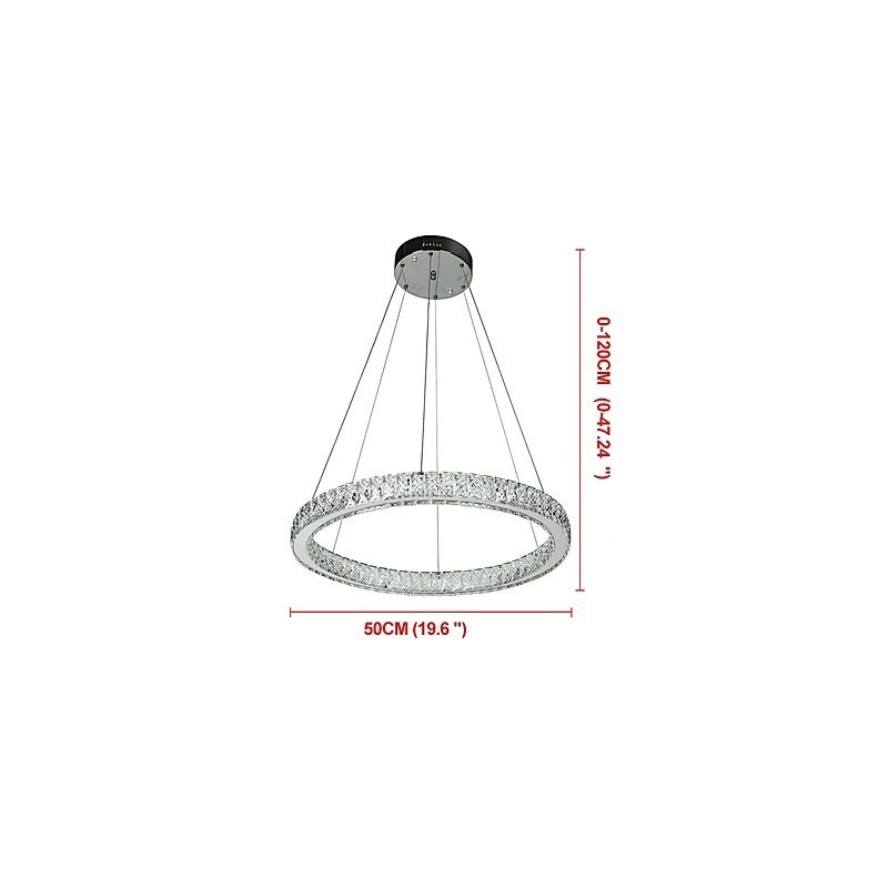 Dimmbare Ring Indoo Deckenleuchte Pendelleuchte Moderne Kronleuchter Beleuchtung Kronleuchter Lampe mit Fernbedienung