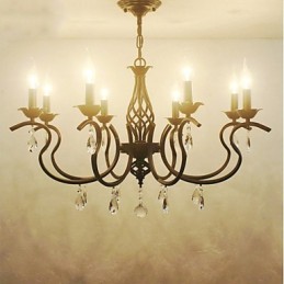 Europäischen Stil Kristall Kronleuchter Esszimmer Lichter Einfache Kreative Kerzen Lampen Und Laternen Neuheit Lightig